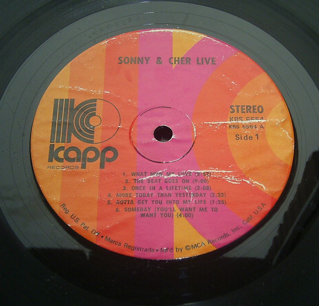 SONNY &amp; CHER Live LP - фото фото фото 3