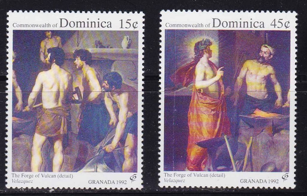 NM Доминика 1992 г MNH - Веласкес - из серии - фото фото фото 0