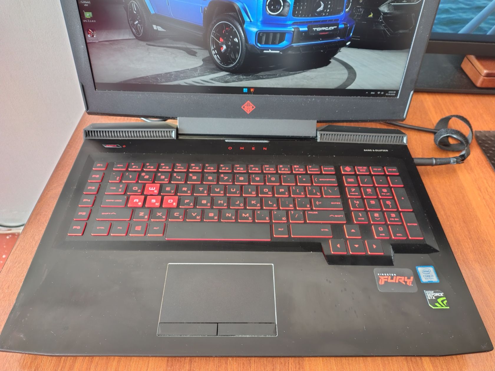 Игровой HP OMEN 17-AN  i7-8750H/GTX 1070 8Gb/DDR4 16Gb/SSD 256Gb/ 17.3" 120Hz - фото фото фото 1
