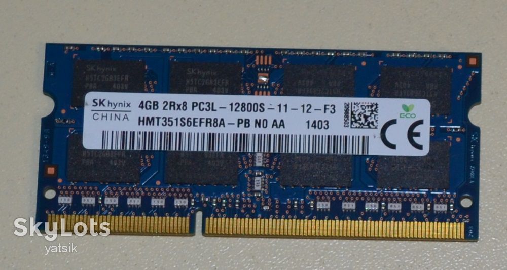 Память для ноутбука SO-DIMM DDR3L 4G - фото фото фото 0