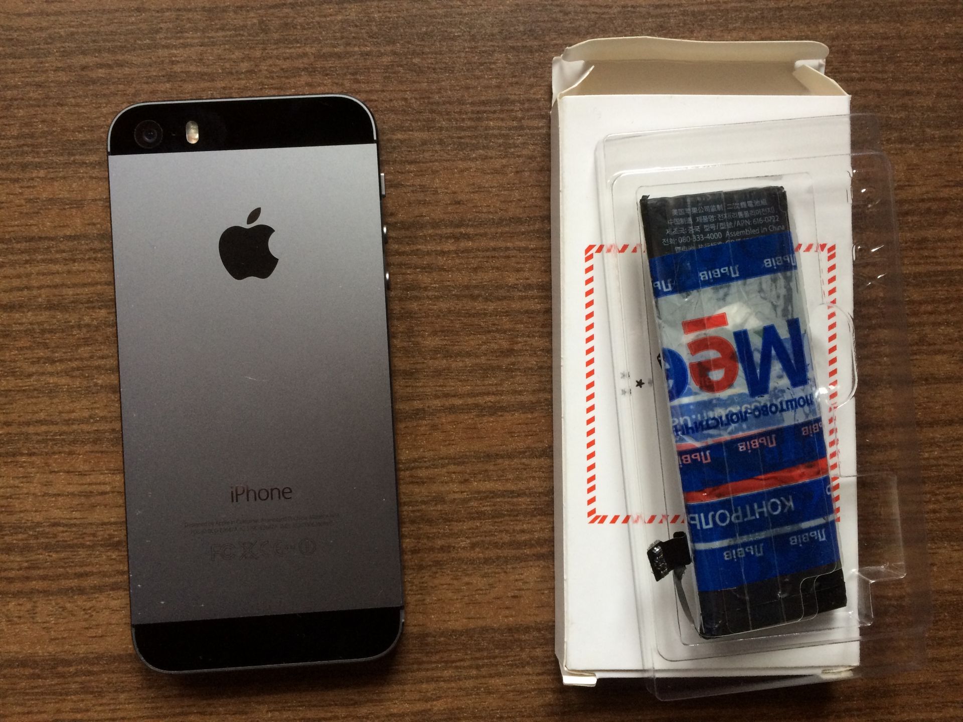 iPhone 5S neverlock 16GB на запчасти + вторая батарея - фото фото фото 5