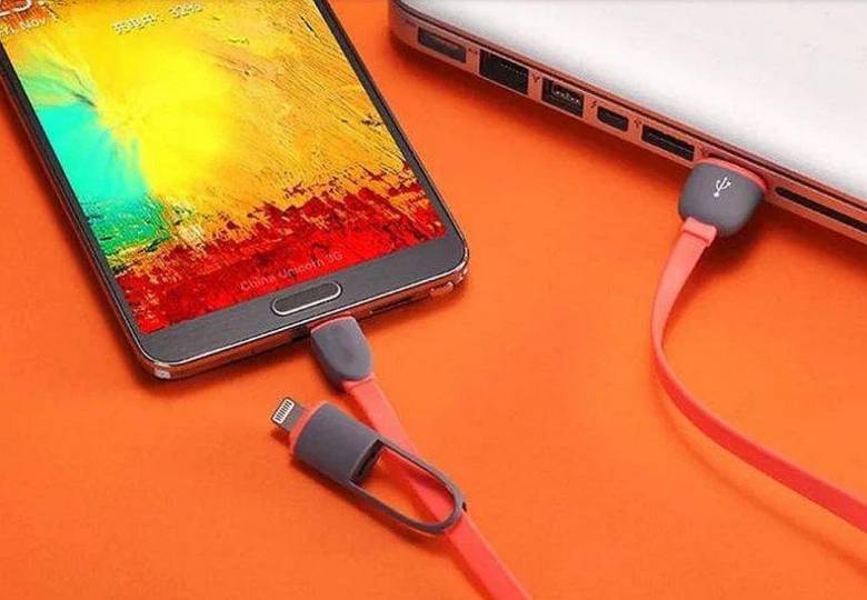 Кабель micro usb iphone 2 в 1 - фото фото фото 2