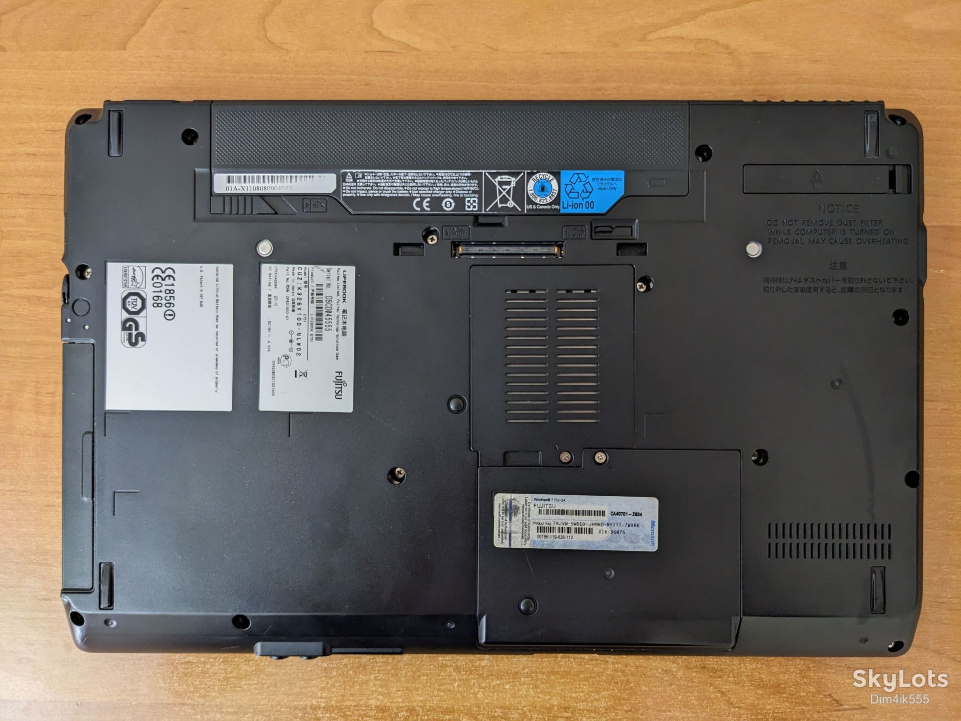 Ноутбук Fujitsu Lifebook E751 i3-2310M 2.10Ghz 2Gb RAM 320Gb HDD - фото фото фото 7
