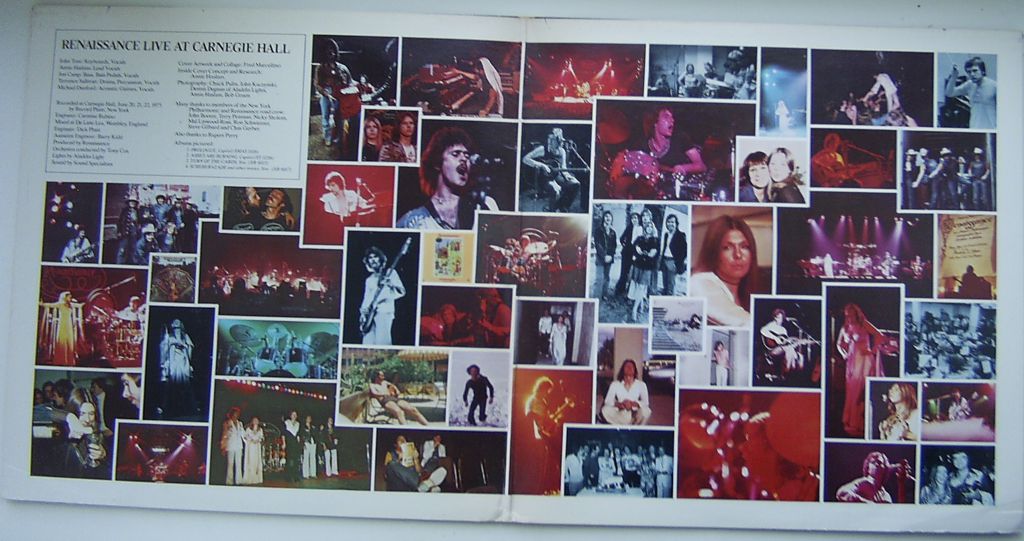RENAISSANCE Live At Carnegie Hall 2LP VG++/G+/EX - фото фото фото 1