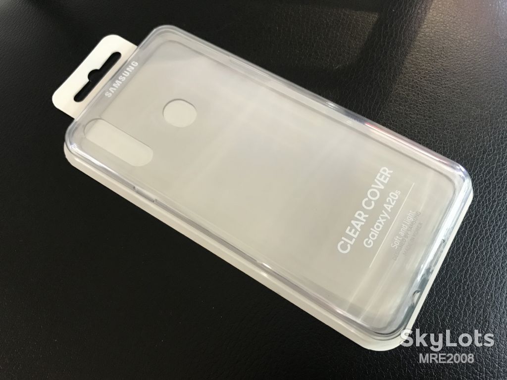 Оригинальный чехол Clear Cover для Samsung Galaxy A20s A207 - фото фото фото 1