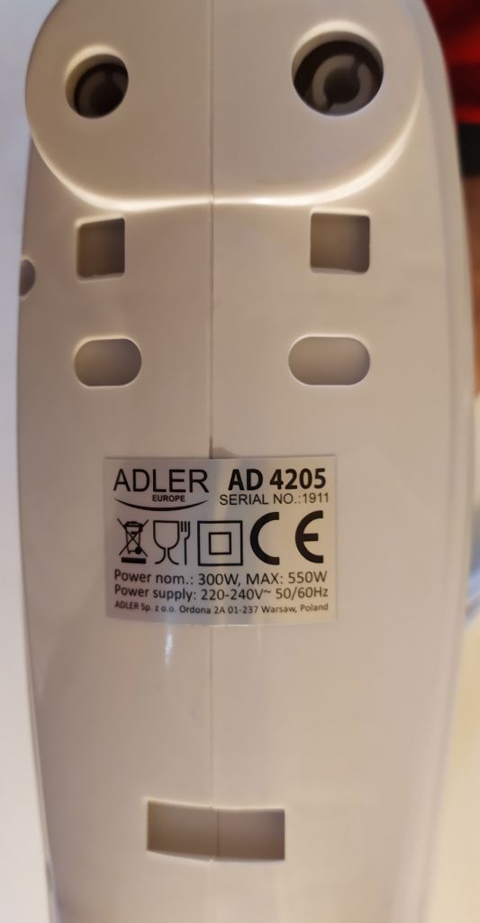 Новый миксер из Европы Adler AD4205 с гарантией - фото фото фото 3
