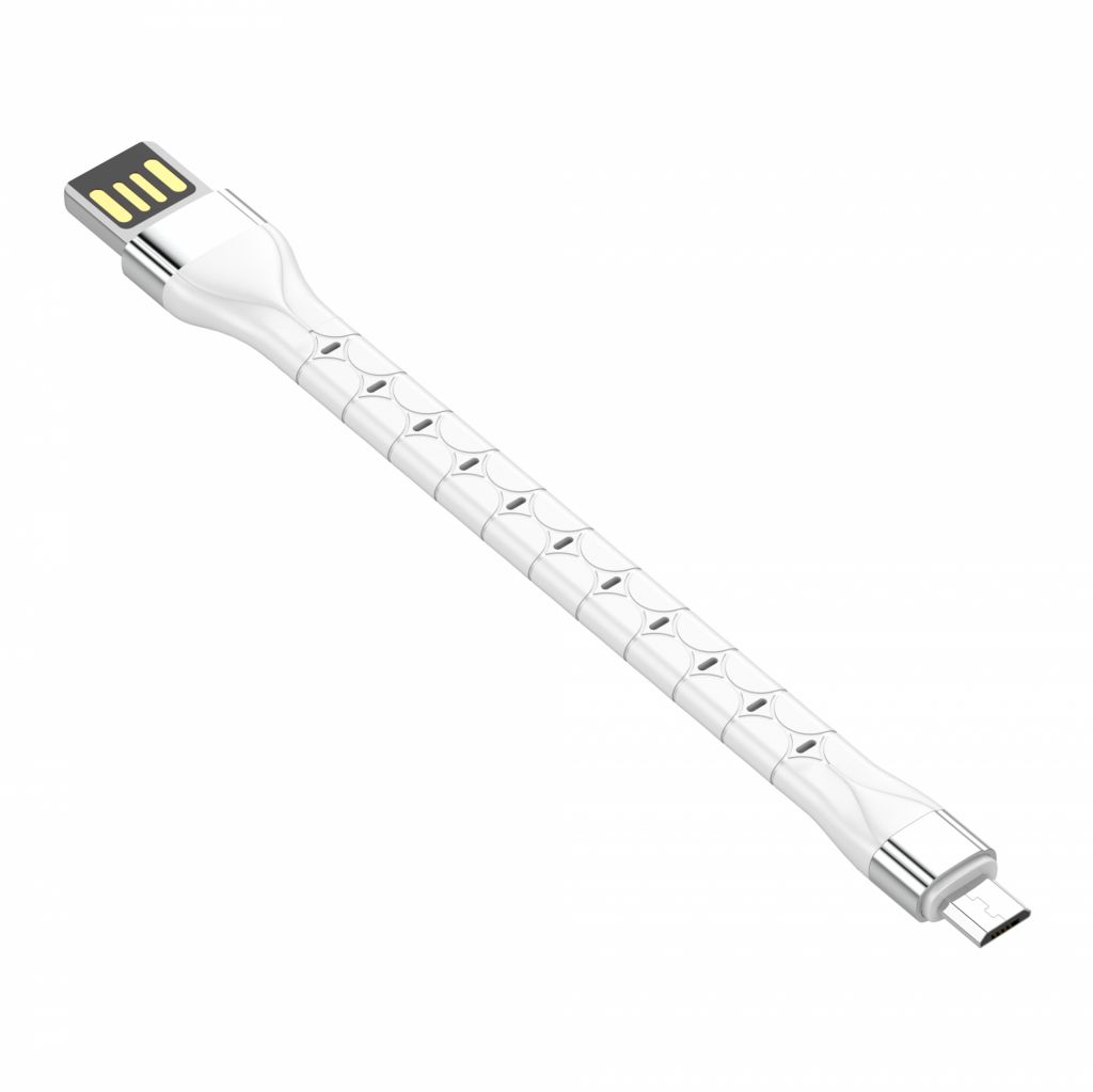 Дата кабель LDNIO LS50 Micro USB 2.4A 15cm White - фото фото фото 0