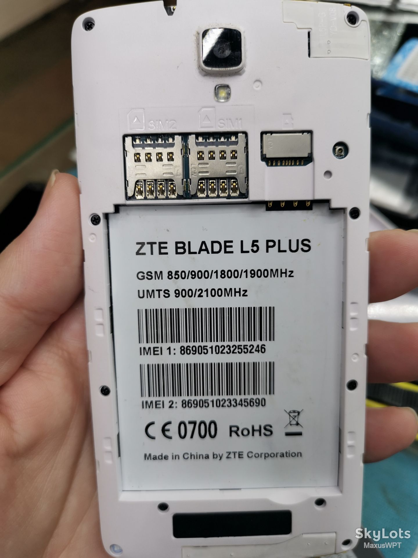 #150 Sklad ZTE Blade L5 Plus white - фото фото фото 2