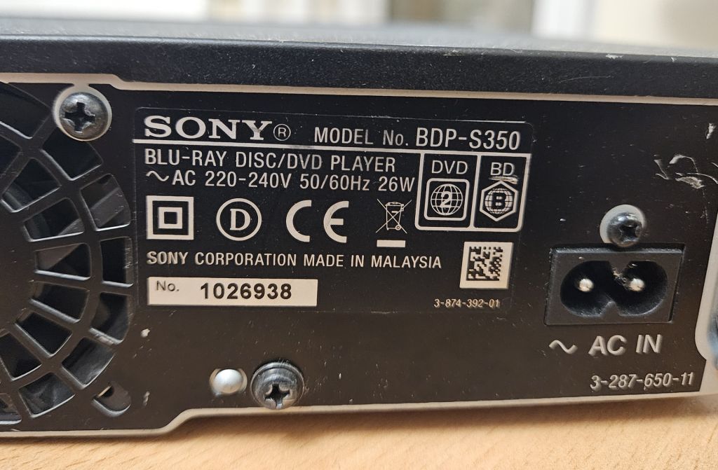 Blu-ray Sony BDP-S350 - фото фото фото 3