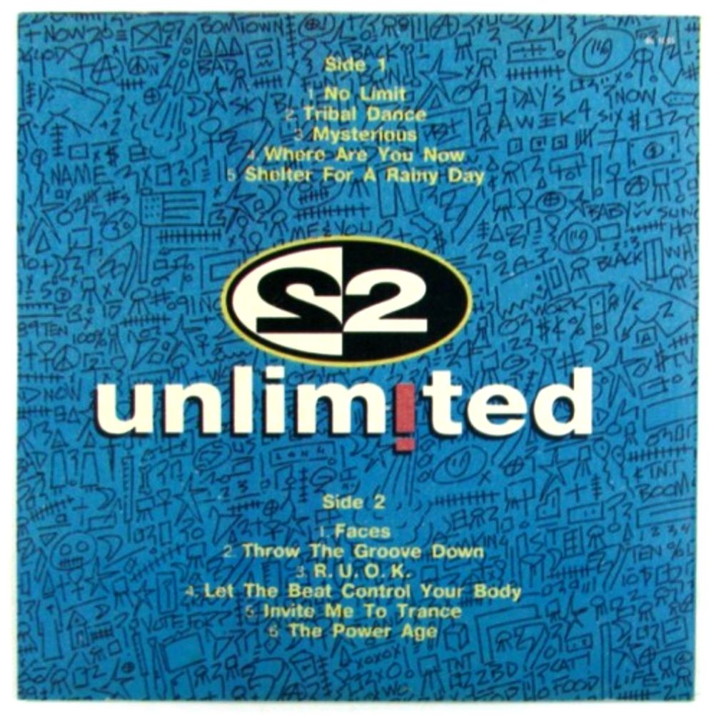 2 Unlimited - No Limits! - 1993.  (LP). 12. Vinyl. Пластинка - фото фото фото 1