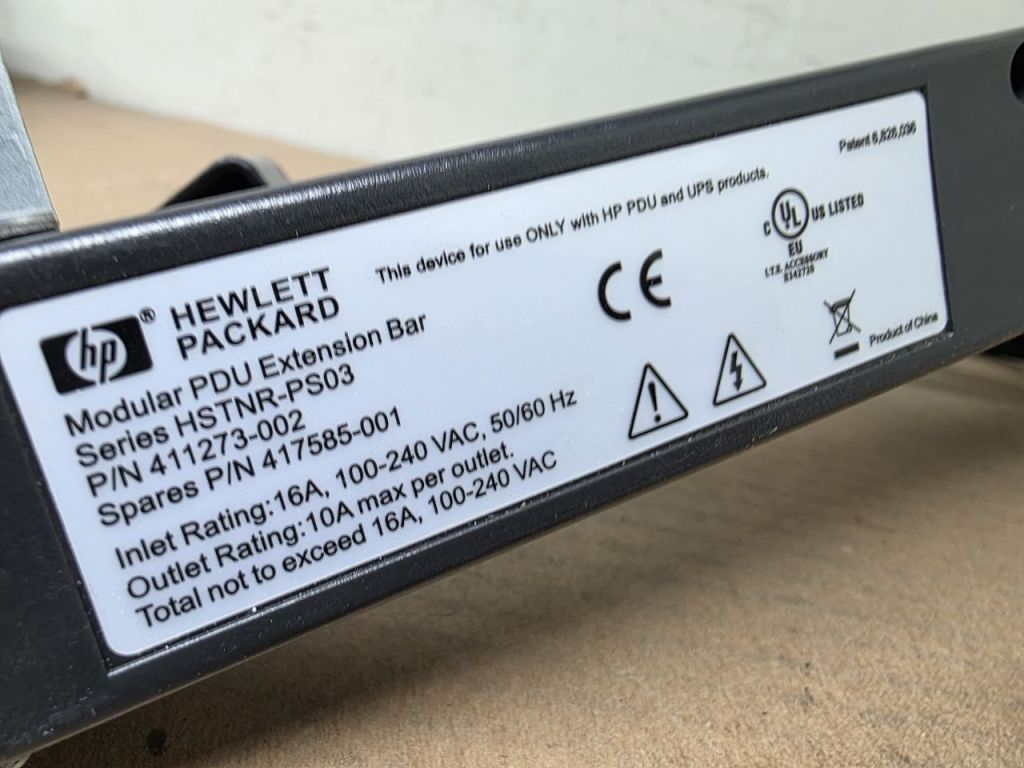 HP HSTNR-PS03 PDU 7×C13 IEC C20 16A  (8316-7) - фото фото фото 3