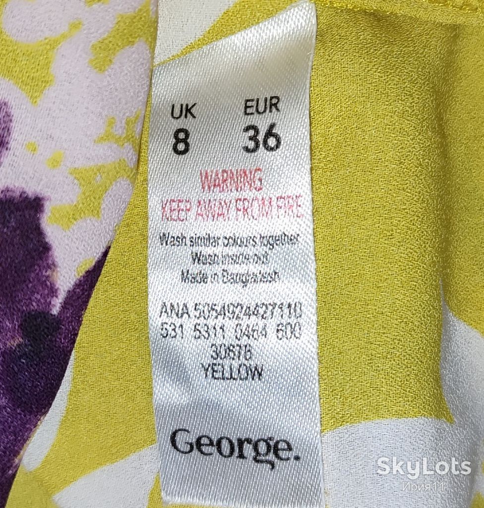 George,  блуза женская , цветы - фото фото фото 5