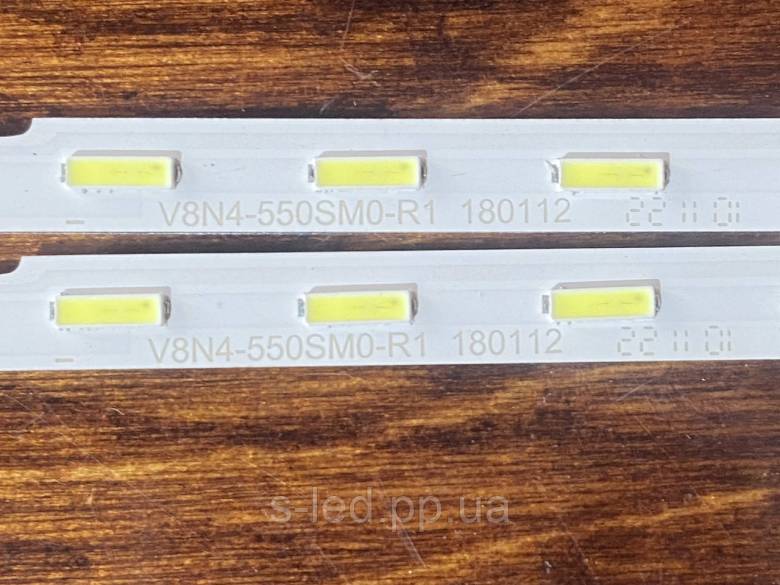LED підсвітка V8N1-550SM0-R0 19Y_RU8K_STC550AZ9_7020UCD_40LED_REV1.0 V8N4-550SM0-R1 46033A - фото фото фото 3