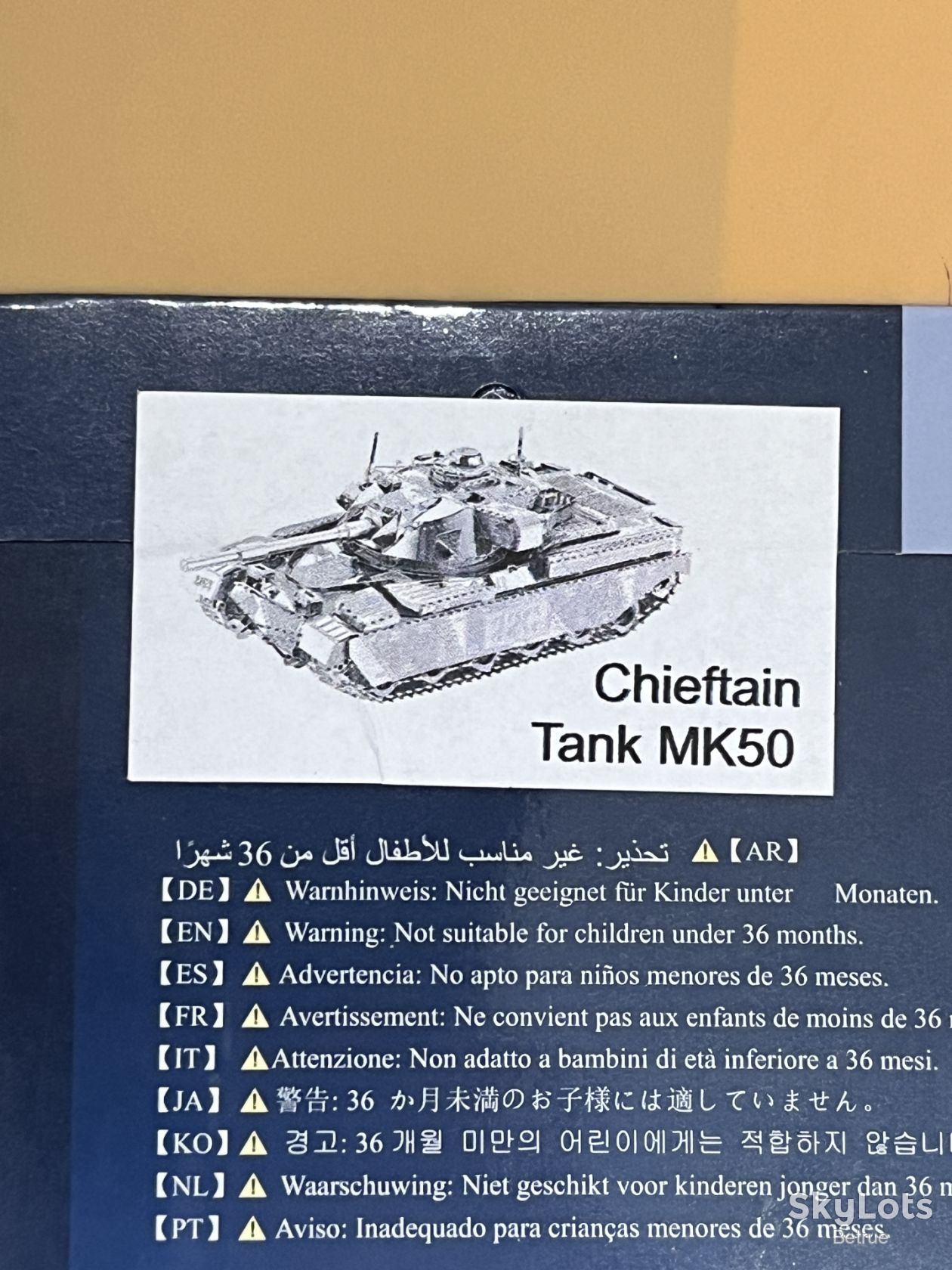 3D металевий конструктор модель танка Chieftain MK50   (20049) - фото фото фото 9