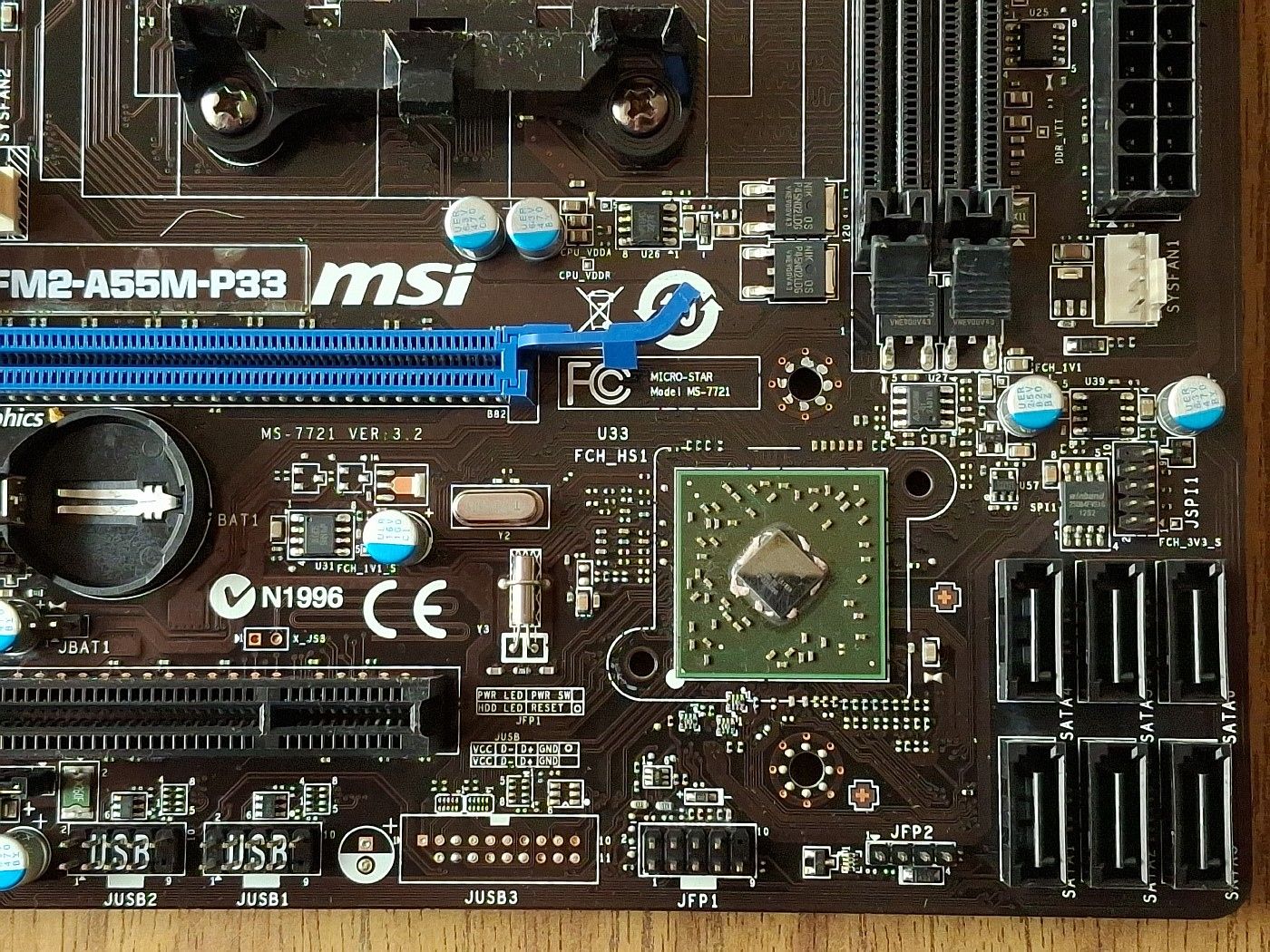 Материнская плата для компьютера MSI FM2-A55M-P33  (Socket FM2) - фото фото фото 3