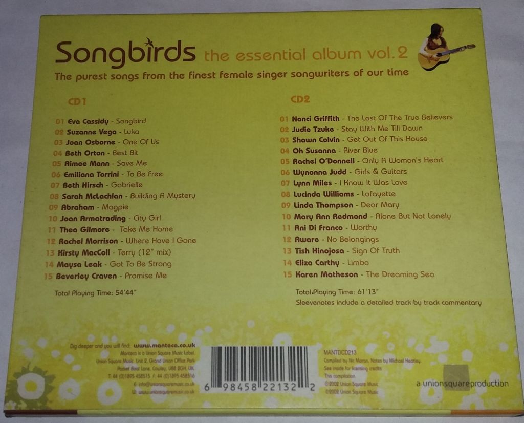 VARIOUS Songbirds : The Essential Album Vol. 2 2CD UK - фото фото фото 3