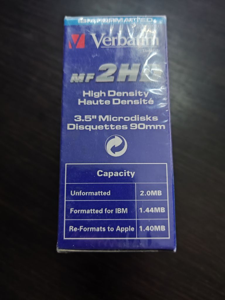 Дискеты Verbatim MF 2HD 10 шт pack 1.44 mb НОВЫЕ - фото фото фото 2