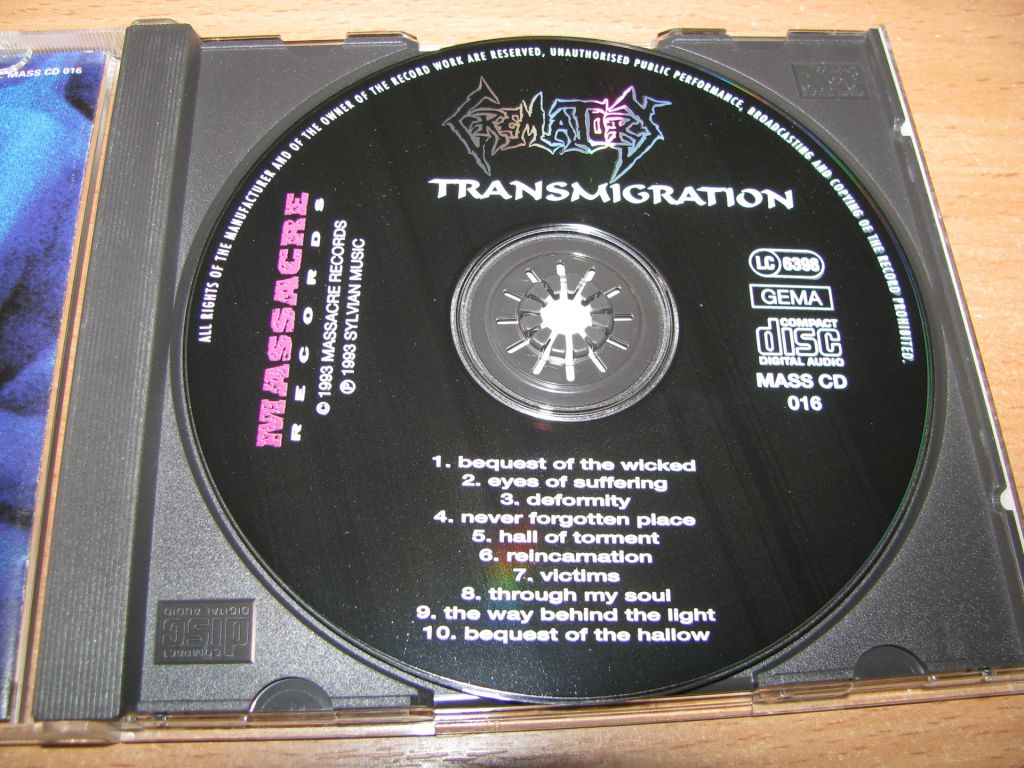 CREMATORY - Transmigration  (1993 Massacre 1st press) - фото фото фото 2