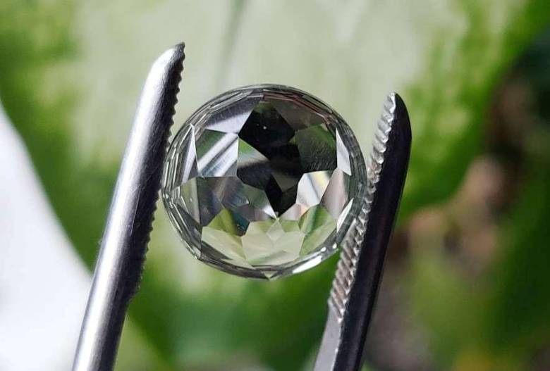 Празиолит 5.8 Cts 12X12 mm - фото фото фото 6