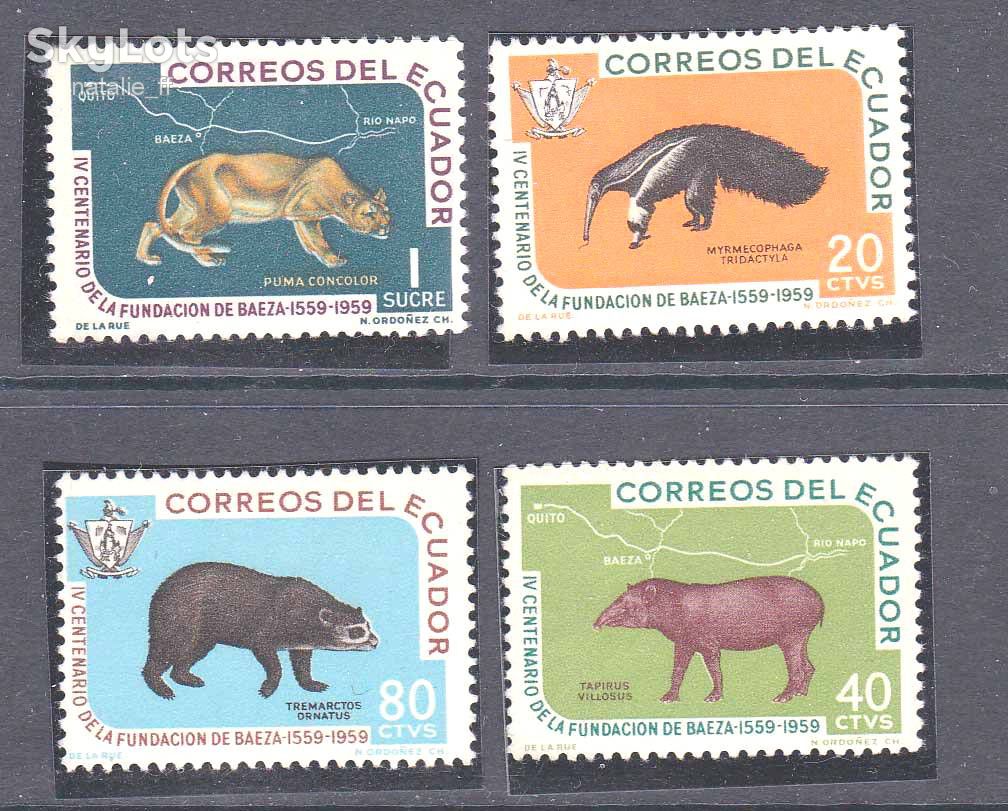 NM Фауна  Эквадор 1960 г MNH - - фото фото фото 0