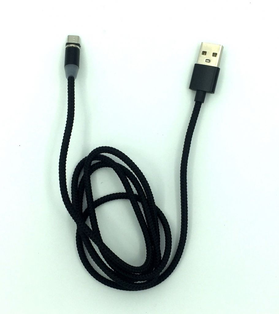 Кабель магнитный Metal Magnetic 360 Micro USB Black - фото фото фото 1
