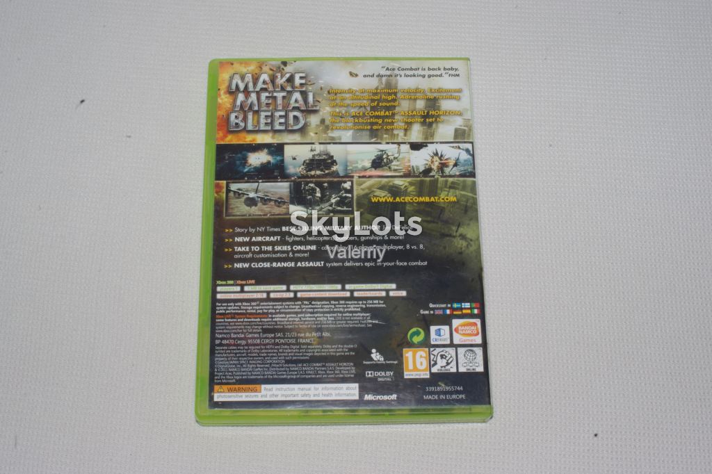 XBOX 360 Ace combat ASSAULT HORIZON ліцензійна гра - фото фото фото 4