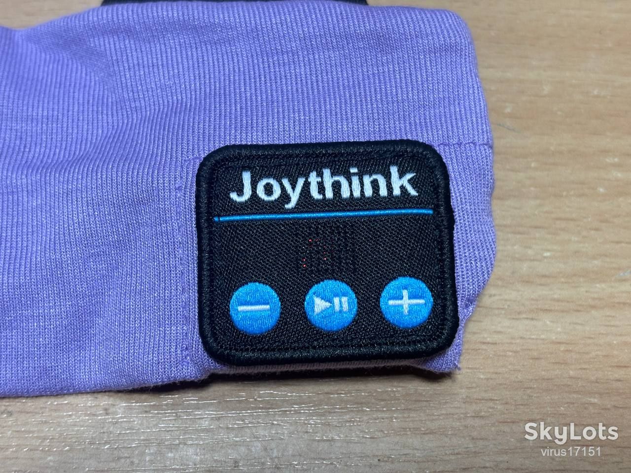 фіолетова бездротова маска для сну з вбудованими Bluetooth-навушниками - фото фото фото 3