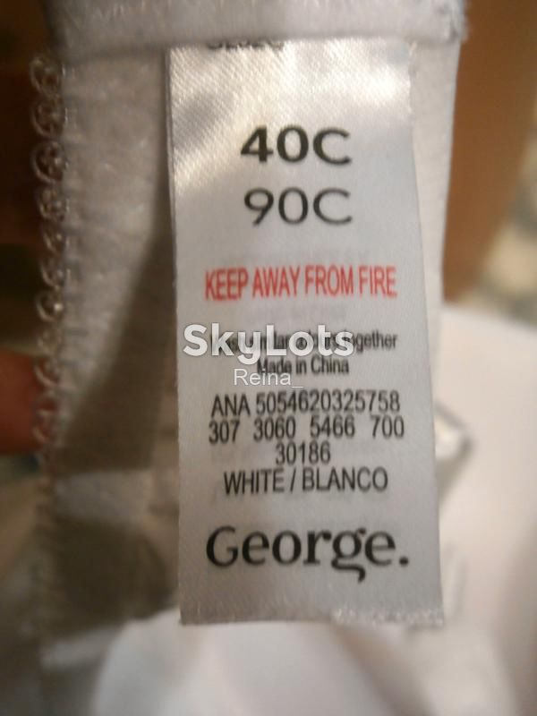 Базовий бюстгальтер з мереживом 40c 90c george - фото фото фото 5