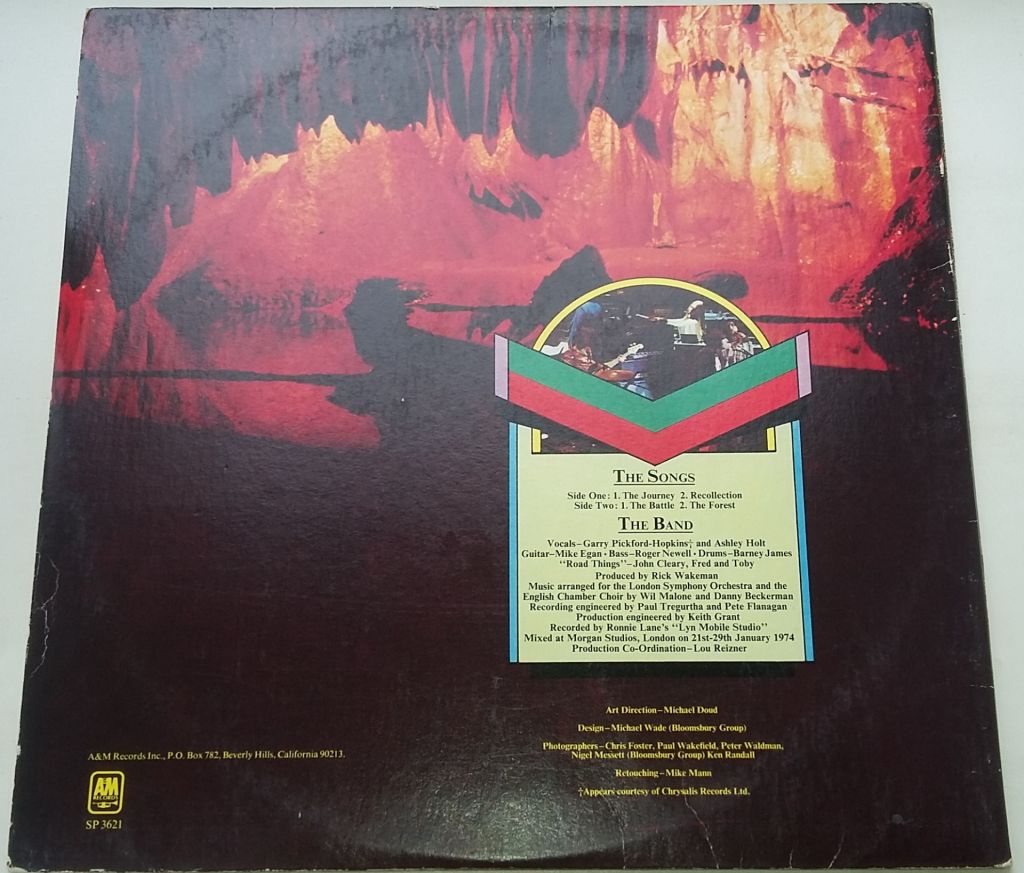 RICK WAKEMAN Journey To The Centre Of The Earth LP VG++/EX - фото фото фото 2