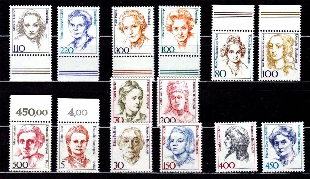 ZM Германия 1986 - 1991 г  MNH - подборка - фото фото фото 0
