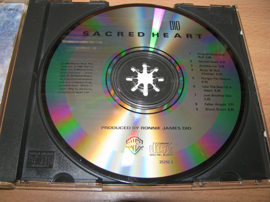 DIO - Sacred Heart   (1985 Warner Bros 1st press,Japan) - фото фото фото 2