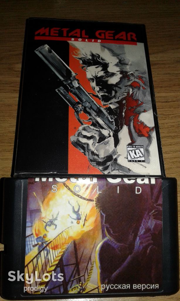 картридж на Sega Mega Drive 2 Metal Gear Solid - фото фото фото 0