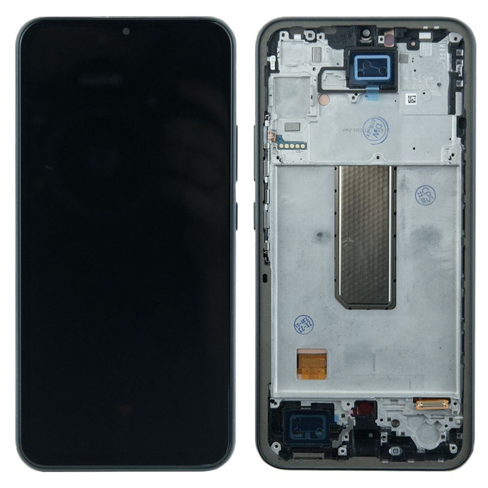 Дисплей Samsung Galaxy A34 SM-A346 OLED with frame Black  (Small LCD) - фото фото фото 0