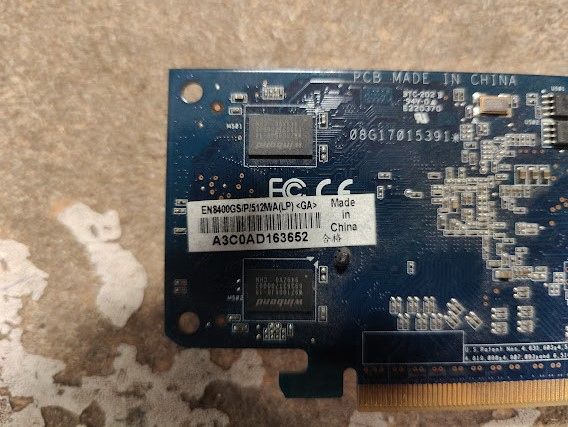 Видеокарта ASUS GeForce 8400 GS EN8400GS/P/512M/A  (LP) 512MB PCI-E № 250307310 - фото фото фото 3