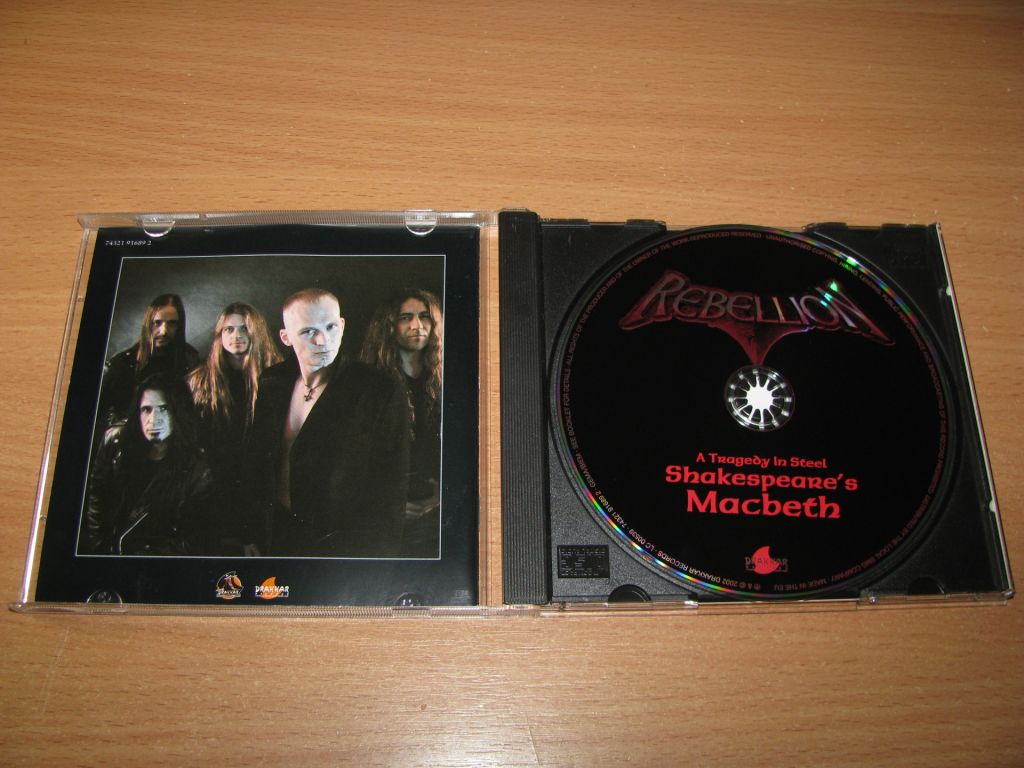 REBELLION - Shakespeare's Macbeth  (2002 Drakkar 1st press) - фото фото фото 1