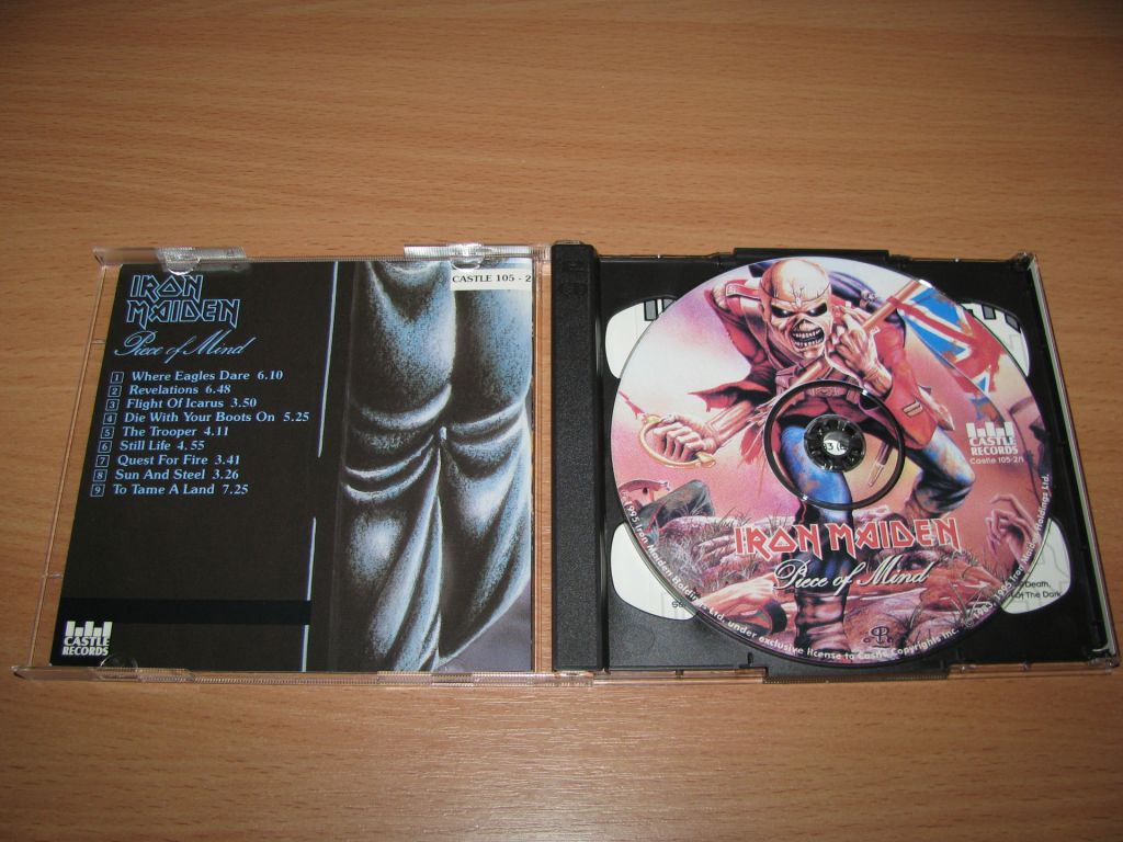 IRON MAIDEN - Piece Of Mind   (1995 Castle 2СD,USA) - фото фото фото 1