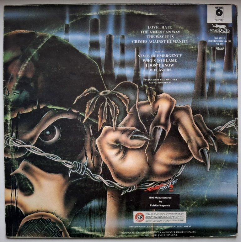 Sacred Reich - The American Way - 1990.  (LP). 12. Vinyl. Пластинка. Poland. - фото фото фото 1