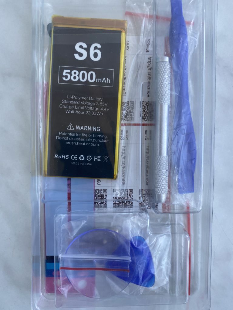 Комплект литий-полимерного аккумулятора для смартфона Samsung Galaxy S6 - фото фото фото 1