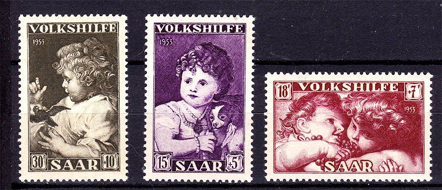 СААР / SAAR 1953 г MNH - искусство - - фото фото фото 0