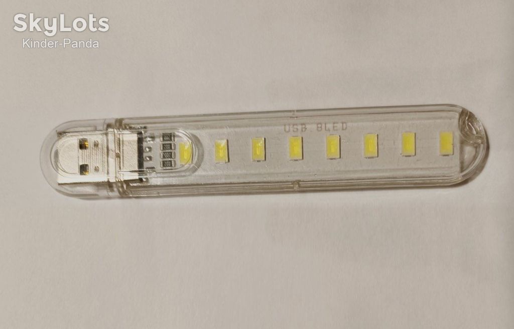 USB фонарик светодиодный 8 LED    (ліхтарик, лампа, фонарь, от повербанка светодиод, світлодіод, powerbank) - фото фото фото 1