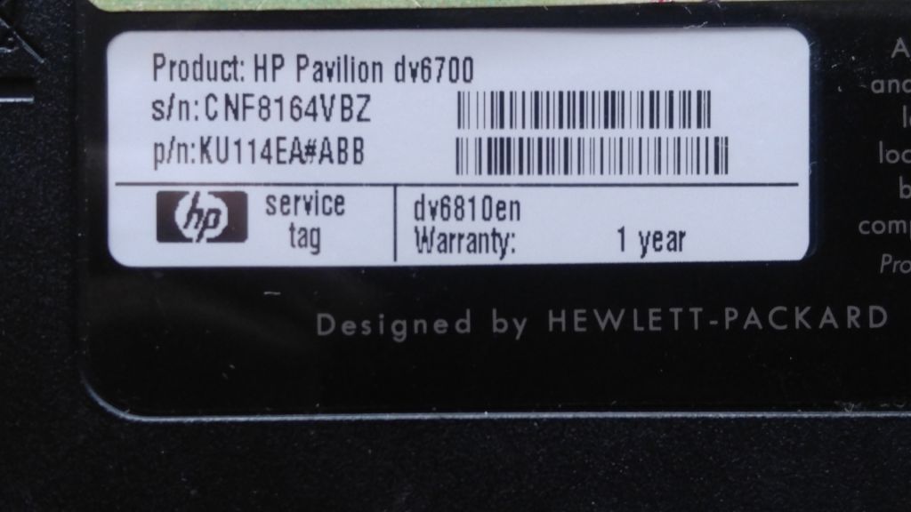 Разборка ноутбука HP Pavilion dv6700 - фото фото фото 2