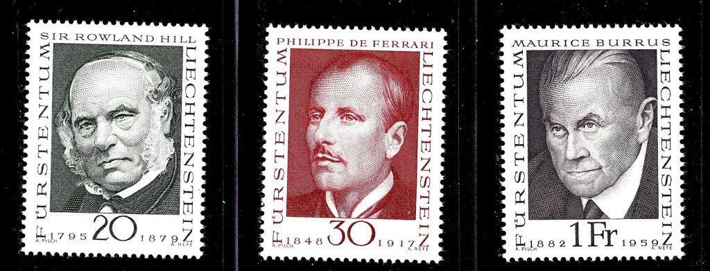 Лихтенштейн  1968 1969 г MNH личности - фото фото фото 0