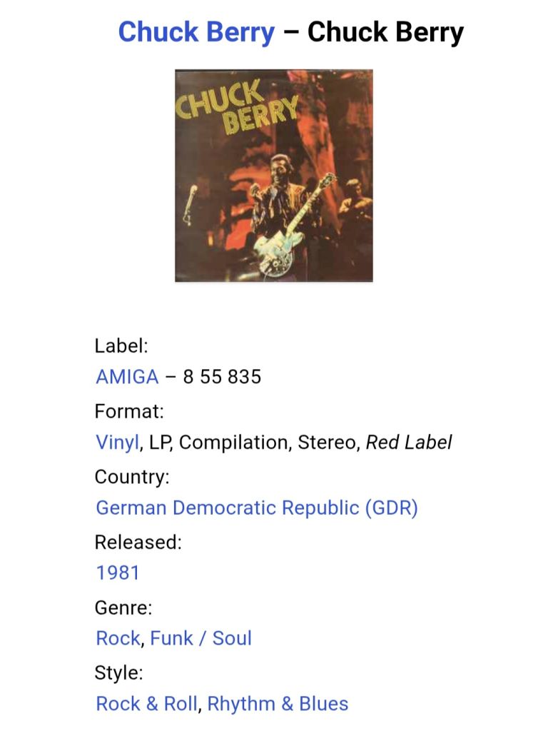 Chuck Berry - The Best Of - 1957-79.  (LP). 12. Vinyl. Пластинка. Germany. - фото фото фото 4