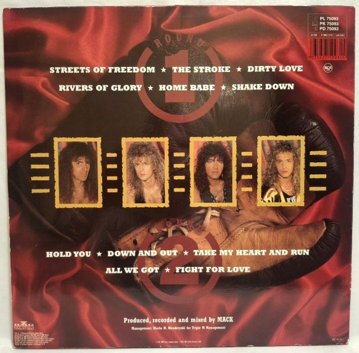 Bonfire - Knock Out - 1991.  (LP). 12. Vinyl. Пластинка. Europe. - фото фото фото 1