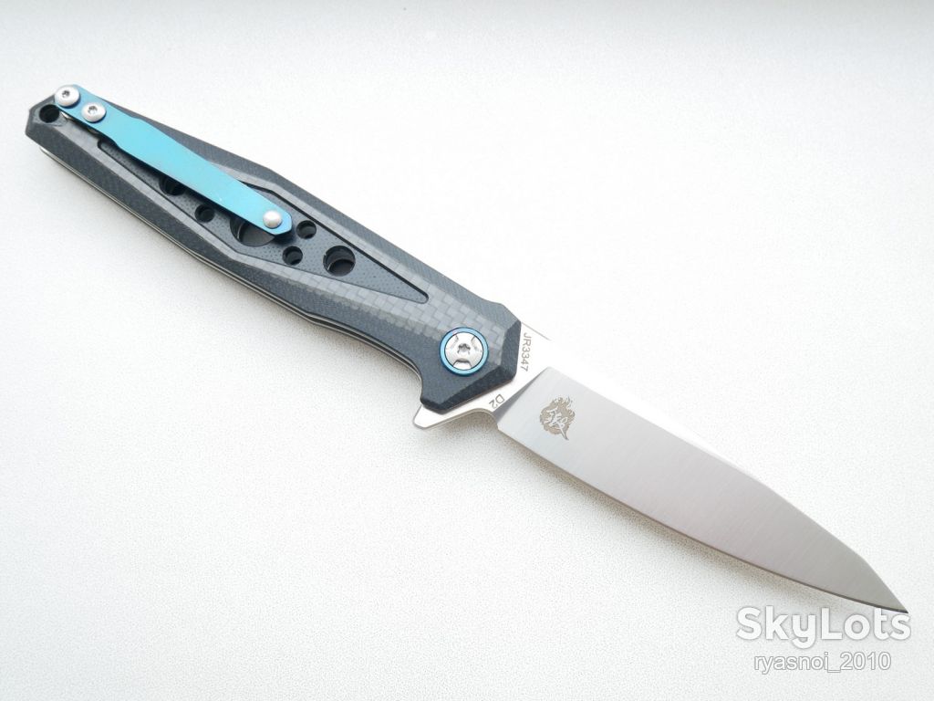 Jungle Edge JR3347-G10&amp;Carbon, D2 Satin, Slip joint, Tactical Outdoor, Yangjiang Explosion Models - фото фото фото 14