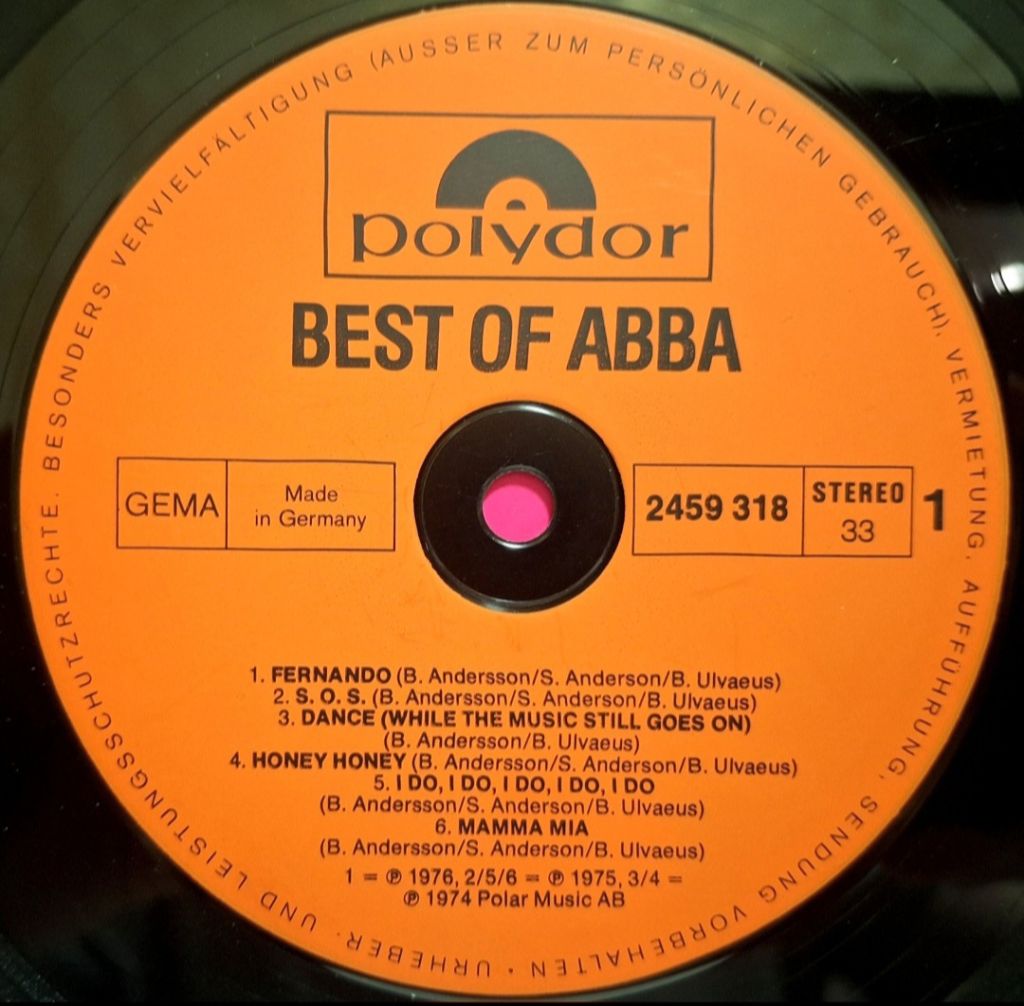 ABBA - The Best Of ABBA - 1973-76.  (LP). 12. Vinyl. Пластинка. Germany. - фото фото фото 2