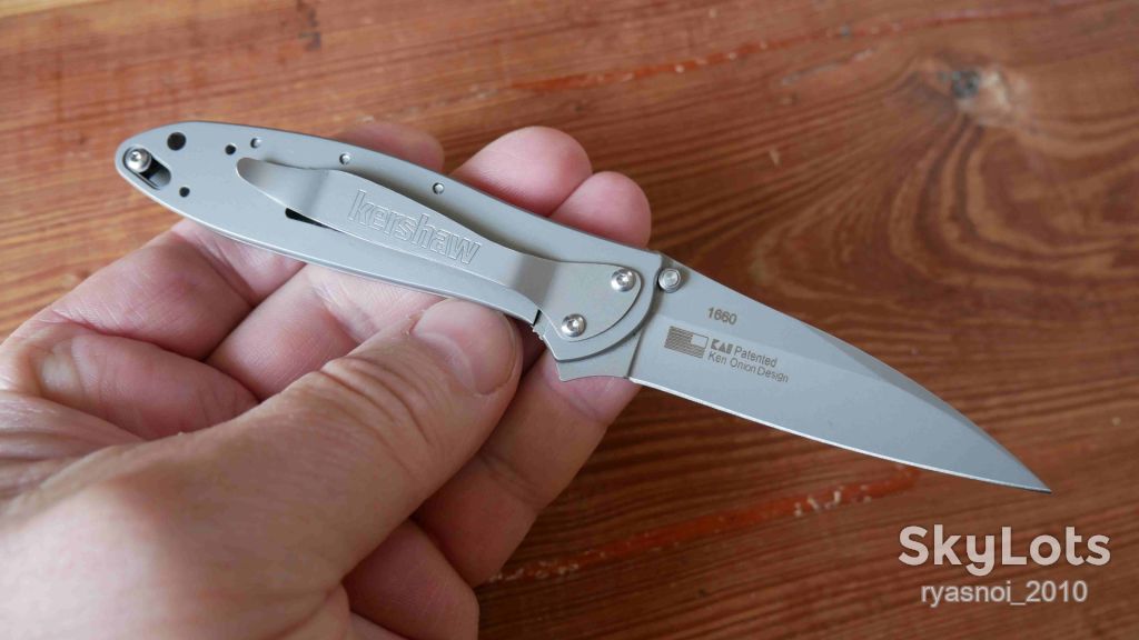 Kershaw Leek 1660 Сталь, 8Cr13MoV Grey, Replica, EDC, Frame Lock - фото фото фото 5