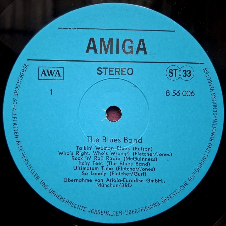 The Blues Band - Itchy Feet - 1981.  (LP). 12. Vinyl. Пластинка. Germany. - фото фото фото 2