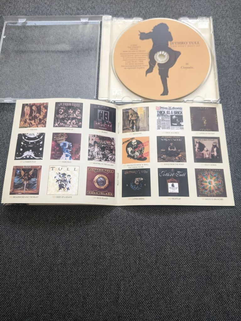 Jethro Tull cd диск з автографом - фото фото фото 2