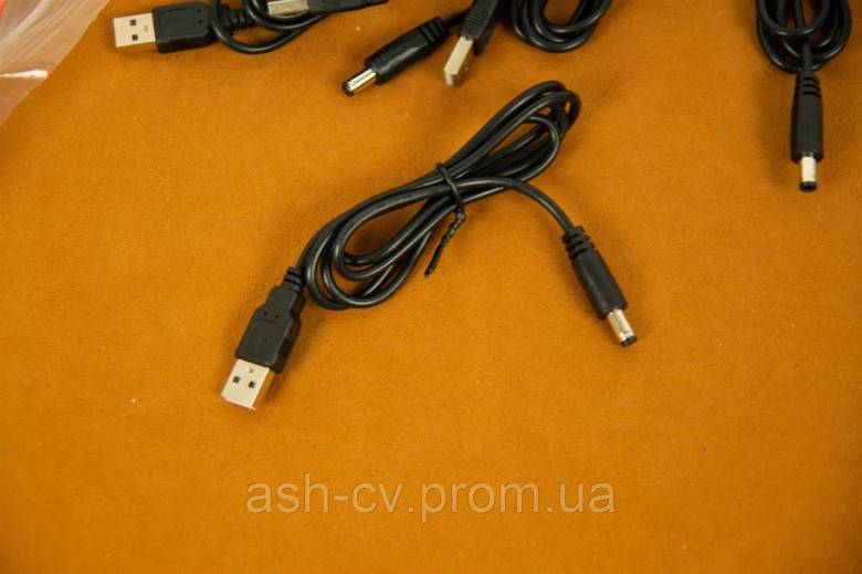 Кабель, перехідник, 5V, з, USB, на, штекер, 5.5 мм - фото фото фото 1